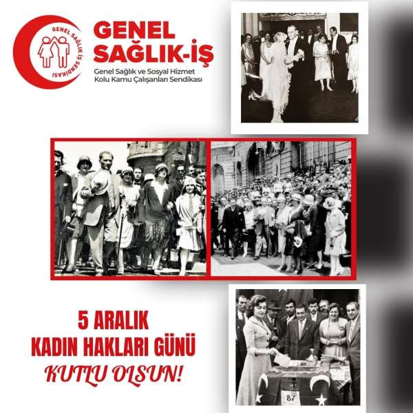5 Aralık Kadın Hakları Günü Kutlu Olsun