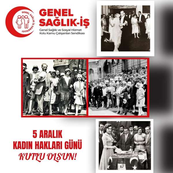 5 Aralık Kadın Hakları Günü Kutlu Olsun