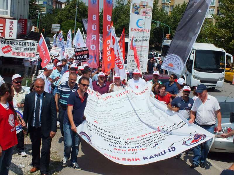 Sözde Toplu Sözleşme Görüşmelerini Protesto Ettik