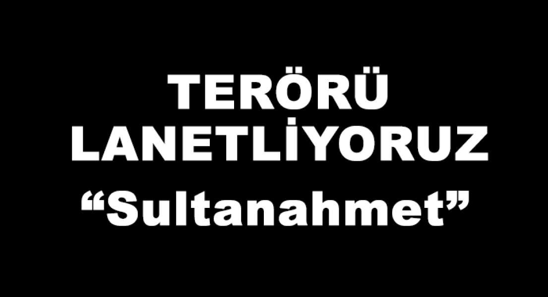 Sultanahmet’te Patlayan Bomba...Terörü Lanetliyoruz.