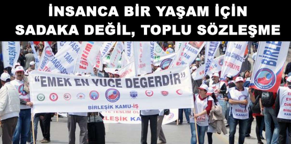 Birleşik Kamu-İş Konfederasyonu Sendikaları Zamları Protesto Etmek İçin Bordro Yakma Eylemi Yapacak!