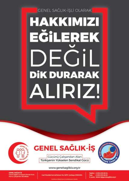 Hakkımızı Eğilerek Değil, Dik Durarak Alırız