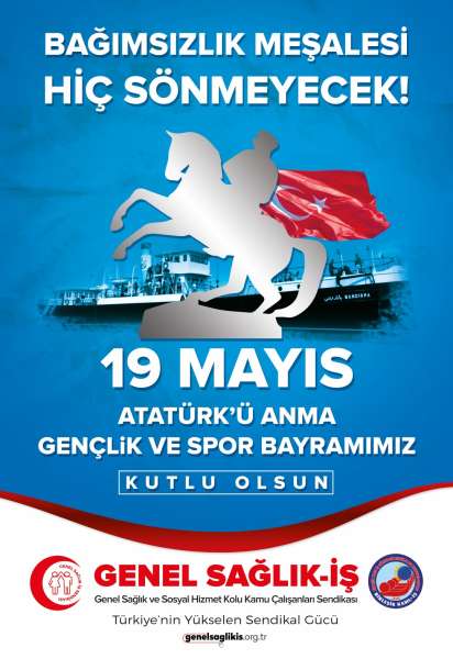 19 Mayıs Atatürk’ü Anma, Gençlik ve Spor Bayramı Kutlu Olsun