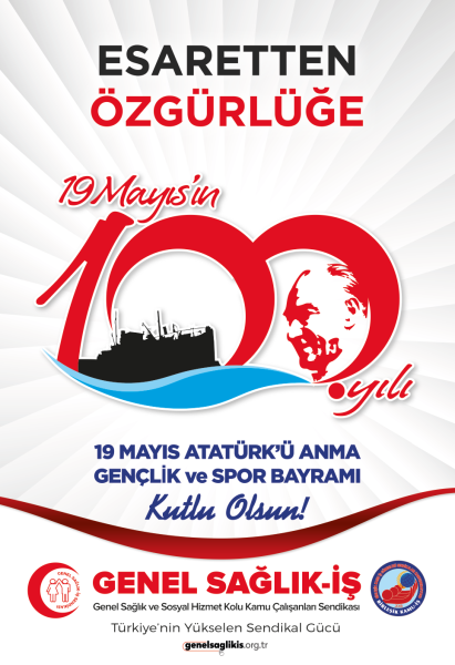 19 Mayıs Atatürk’ü Anma, Gençlik ve Spor Bayramı’mızın 100. Yıl Dönümü Kutlu Olsun