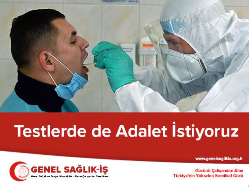 Testlerde de Adalet İstiyoruz