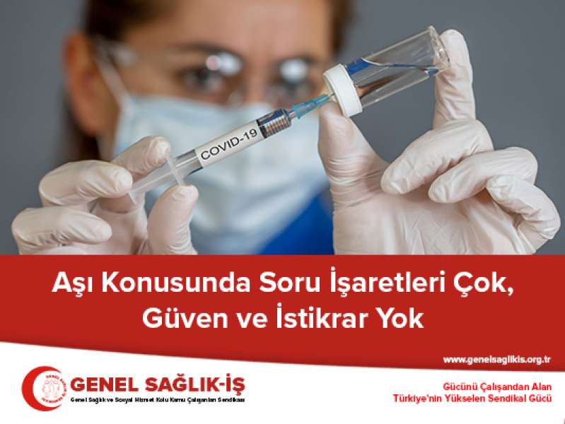 Aşı Konusunda Soru İşaretleri Çok, Güven ve İstikrar Yok