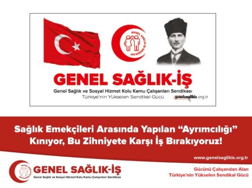 Sağlık Emekçileri Arasında Yapılan “Ayrımcılığı” Kınıyor, Bu Zihniyete Karşı İş Bırakıyoruz!