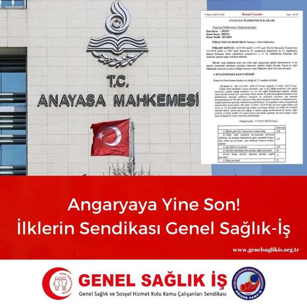 Angaryaya Yine Son! İlklerin Sendikası Genel Sağlık-İş