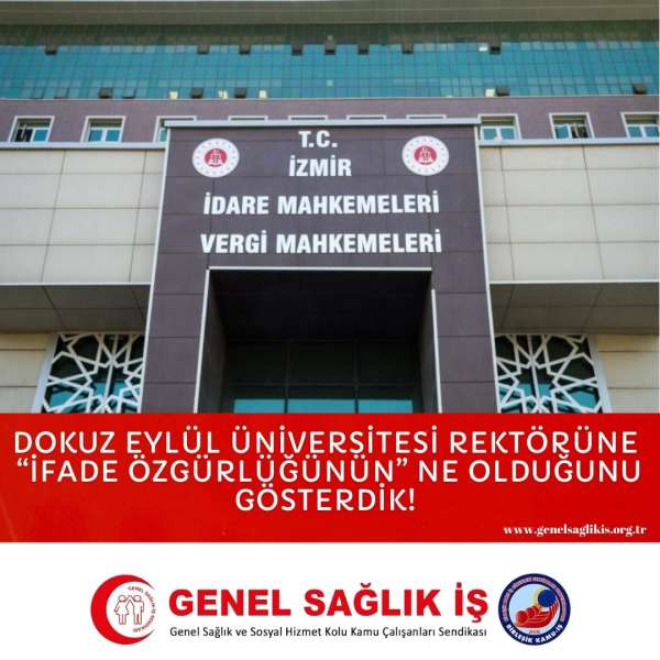 DOKUZ EYLÜL ÜNİVERSİTESİ REKTÖRÜNE “İFADE ÖZGÜRLÜĞÜNÜN” NE OLDUĞUNU GÖSTERDİK!