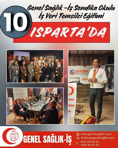 Sendika Okulu Temsilciler Eğitimi: ISPARTA