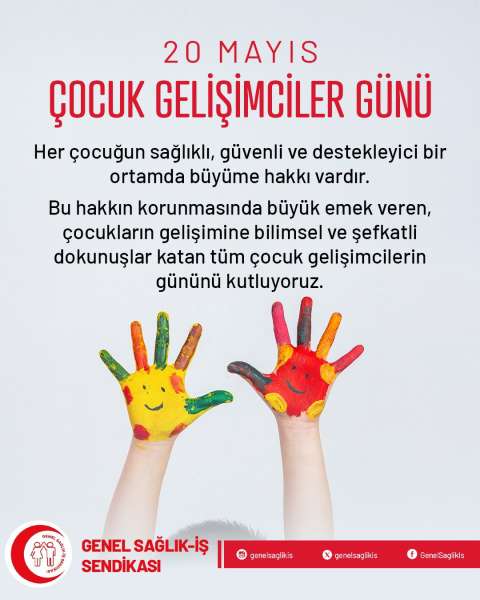 ÇOCUK GELİŞİMCİLER GÜNÜ KUTLU OLSUN