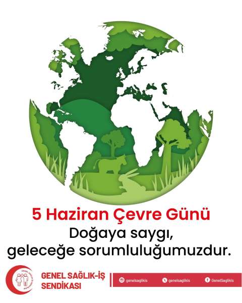“2025 Dünya Çevre Günü”nü kutluyoruz.