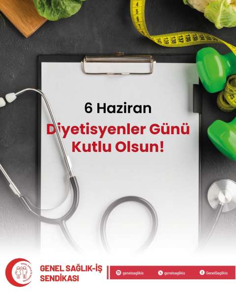6 Haziran Diyetisyenler Günü