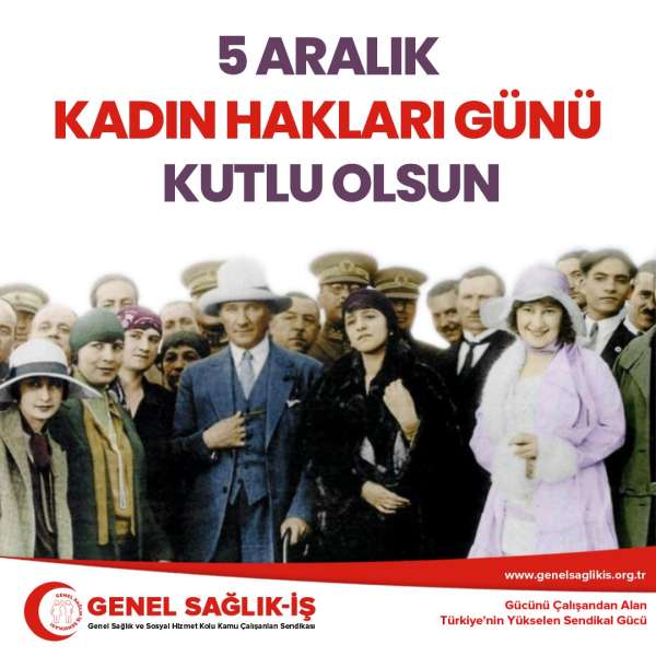 5 Aralık Kadın Hakları Günü Kutlu Olsun