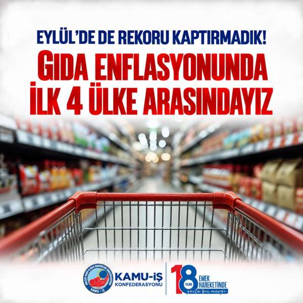 EYLÜL'DE EKONOMİ DEĞİL ENFLASYON ŞAHA KALKTI!