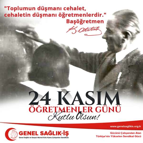 24 Kasım Öğretmenler Günü Kutlu Olsun