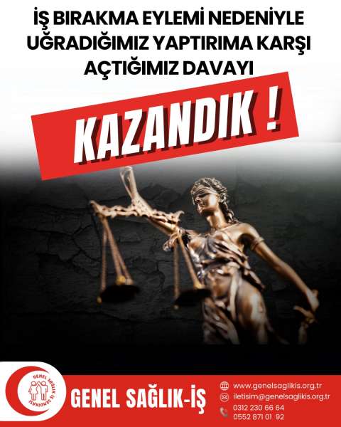 HAKLI İŞ BIRAKMA EYLEMLERİMİZ KARŞILIĞINDA YAPTIRIM UYGULANAMAYACAĞINI, ADIYAMAN’DA DA GÖSTERDİK