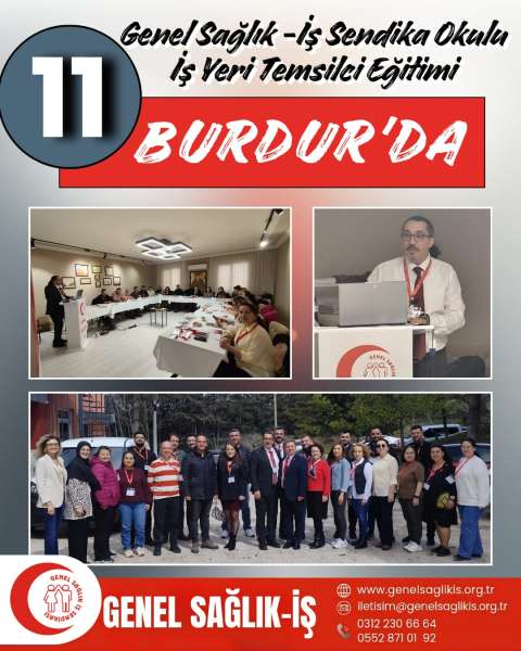 Sendika Okulu Temsilciler Eğitimi: BURDUR