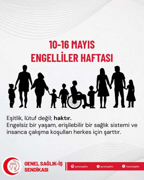 10-16 MAYIS ENGELLİLER HAFTASI
