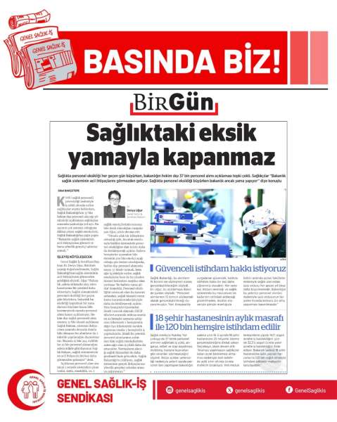 Sağlıktaki eksik yamayla kapanmaz / Birgün Gazetesi