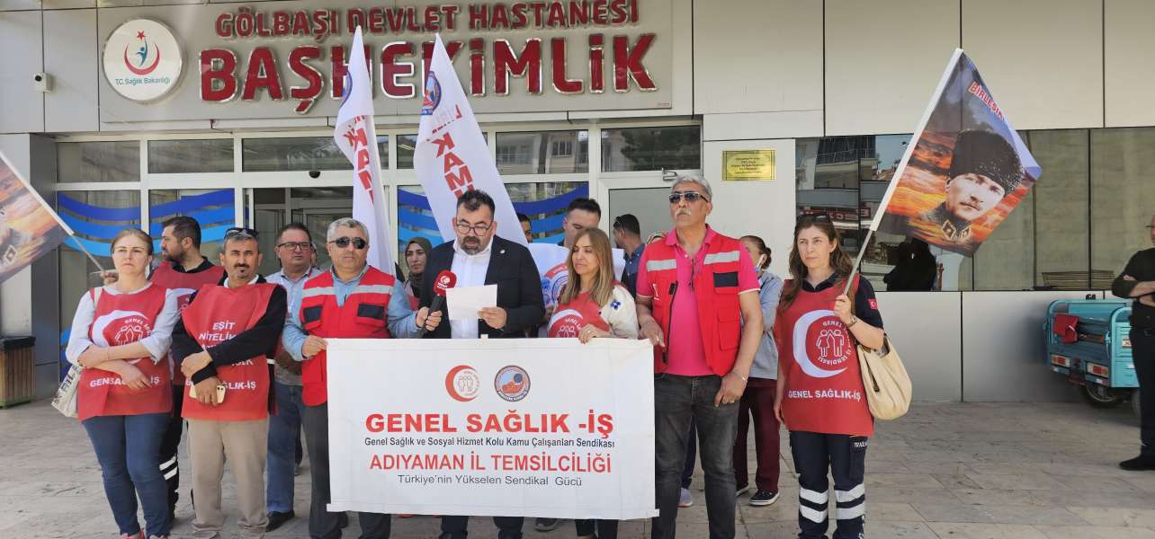 Gölbaşı Devlet Hastanesinde Basın Açıklaması Gerçekleştirdik