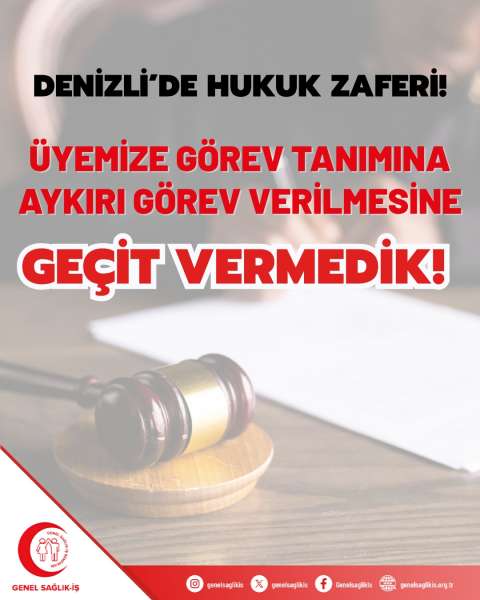 DENİZLİ’DE HUKUK ZAFERİ!