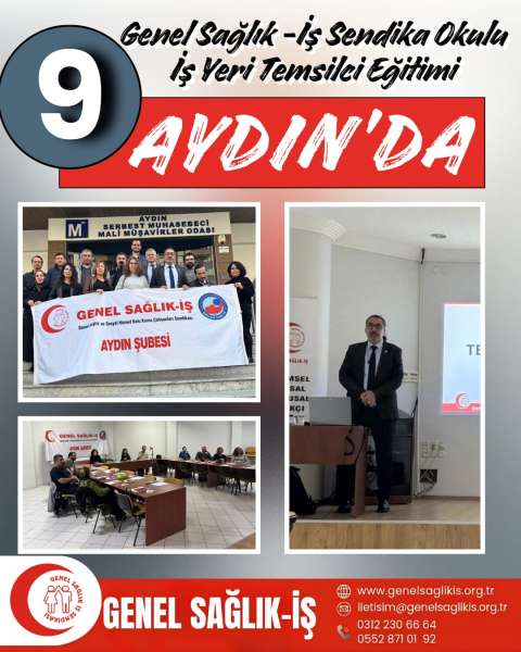 Sendika Okulu Temsilciler Eğitimi: AYDIN