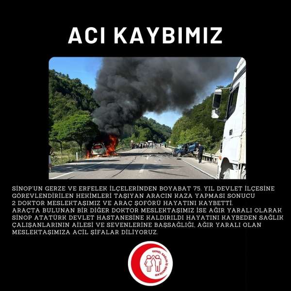 Sağlık emekçilerimizi bu kez de trafik terörüne kurban verdik!