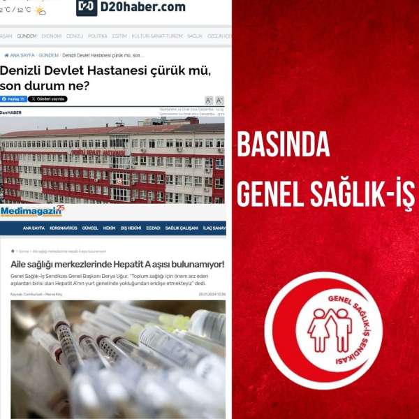 Basında Genel Sağlık-İş 25.1.2024