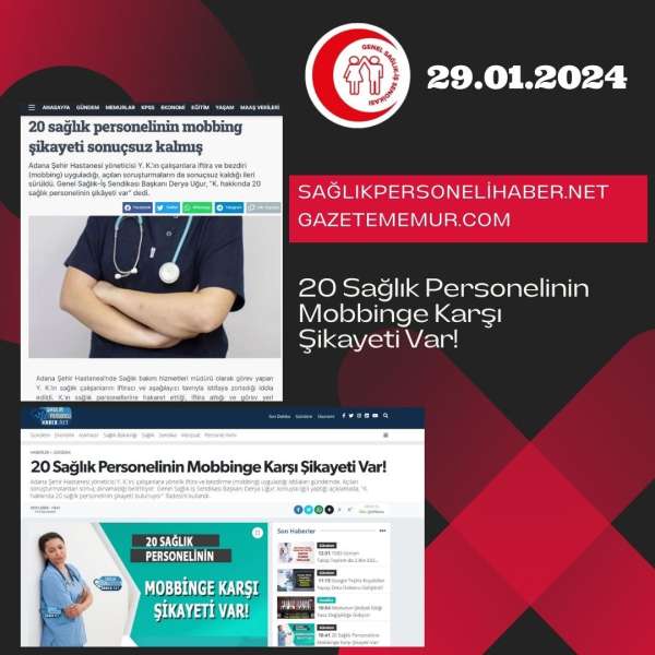 Basında Genel Sağlık-İş 29.1.2024