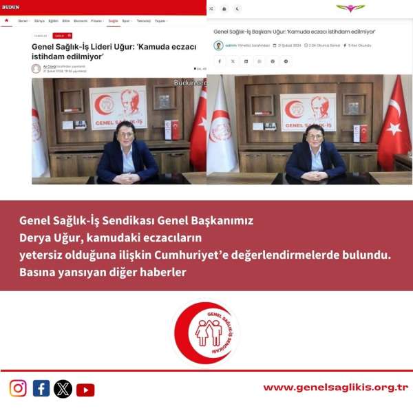 Basında Sendikamız Genel Sağlık-İş